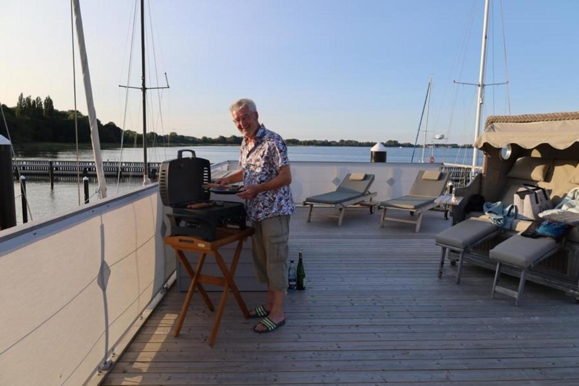 Hausboot Liliput Hotel Stralsund Kültér fotó