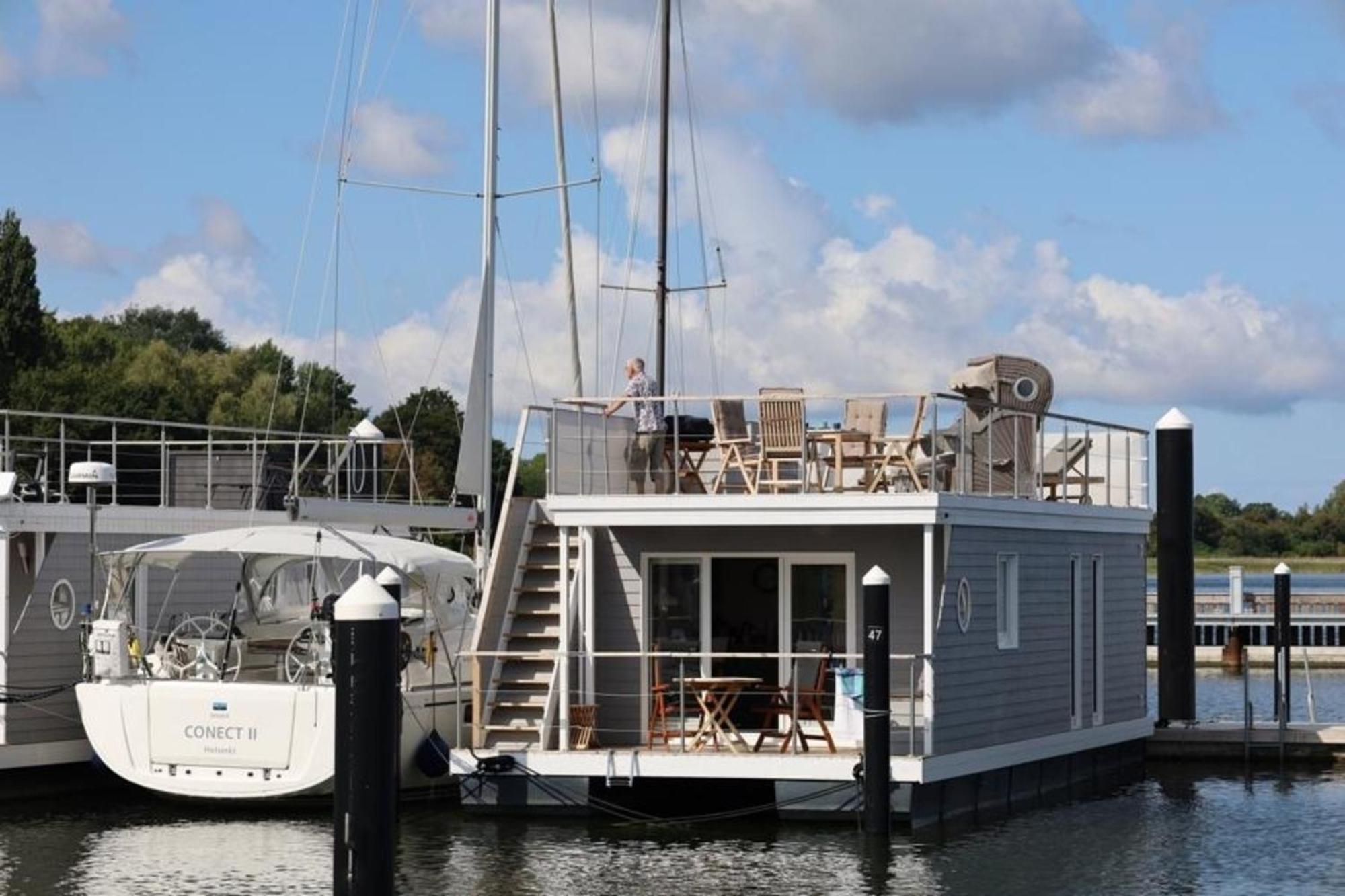 Hausboot Liliput Hotel Stralsund Kültér fotó