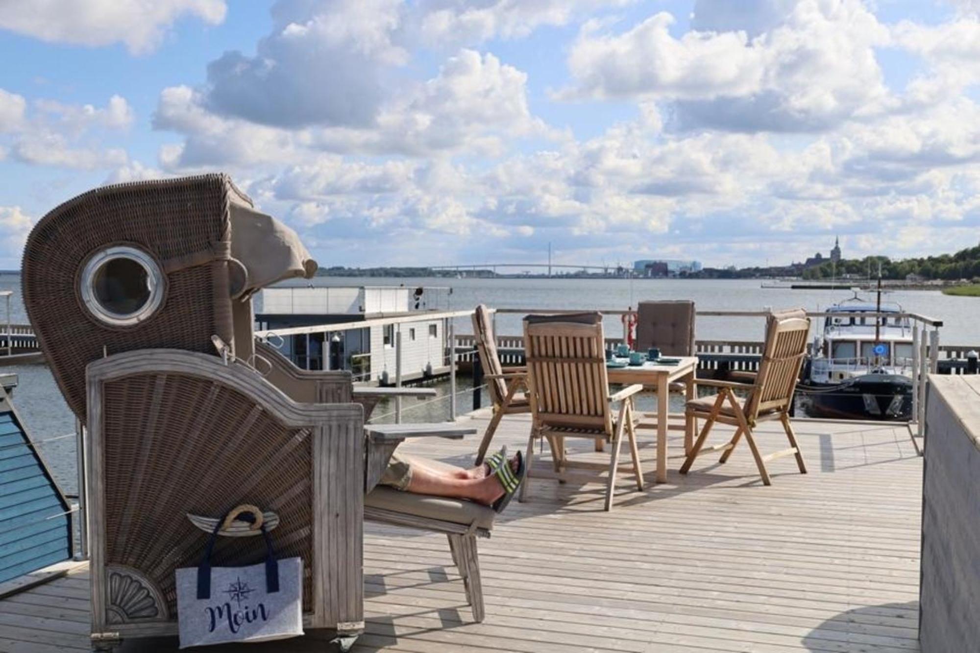 Hausboot Liliput Hotel Stralsund Kültér fotó